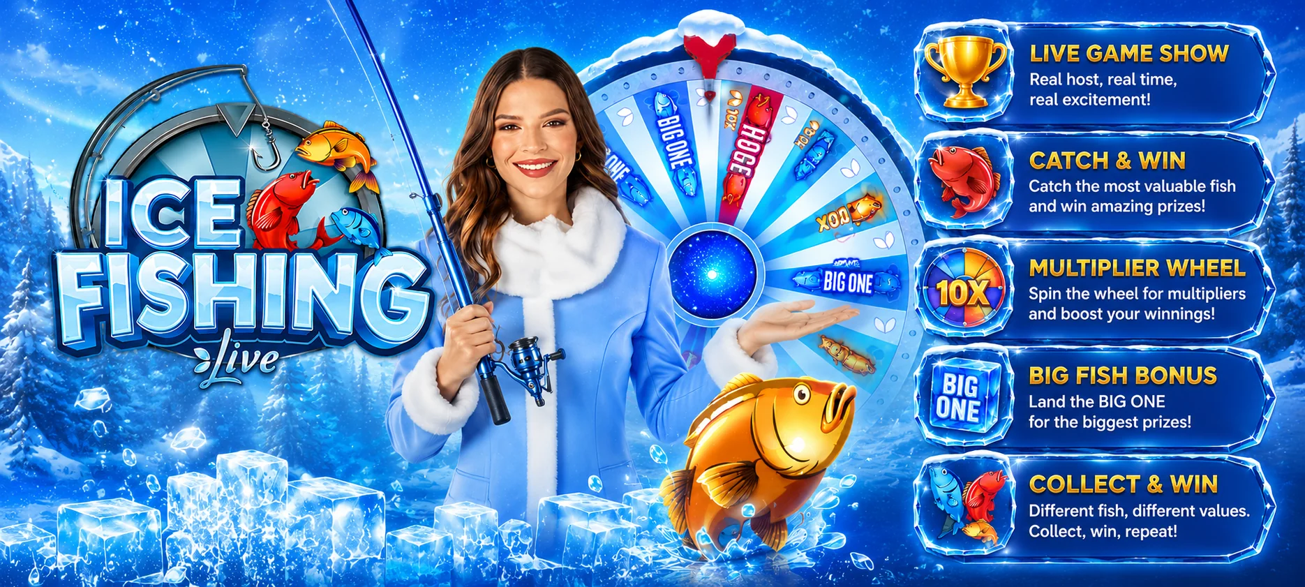 Ice Fishing Slot Features