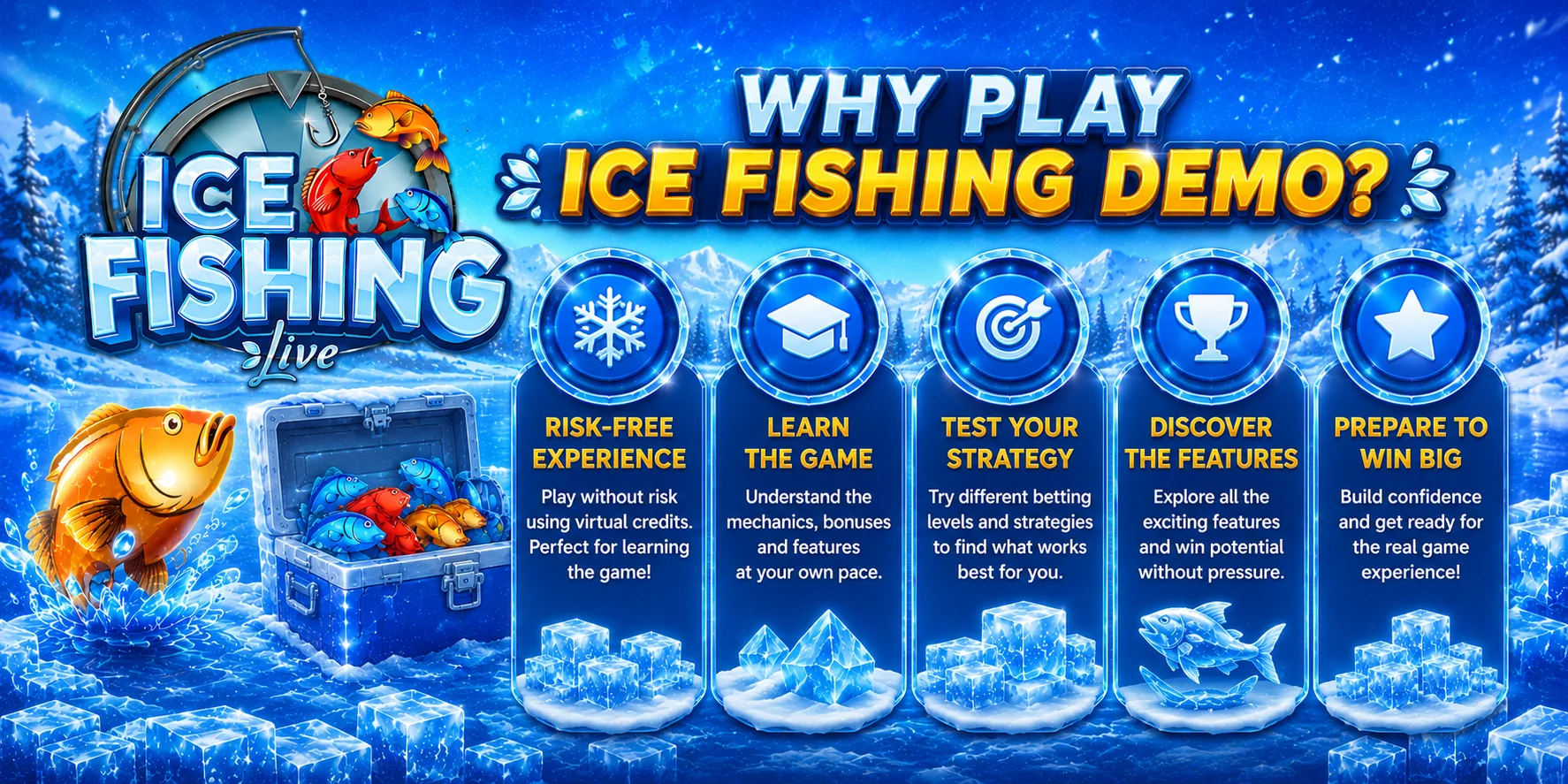 Ice Fishing demo benefits